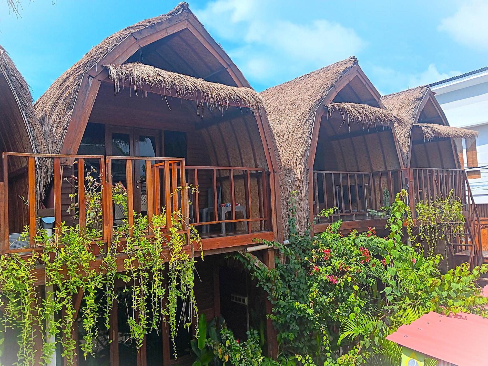 Good Vibes Bungalows Gili Trawangan Exterior foto